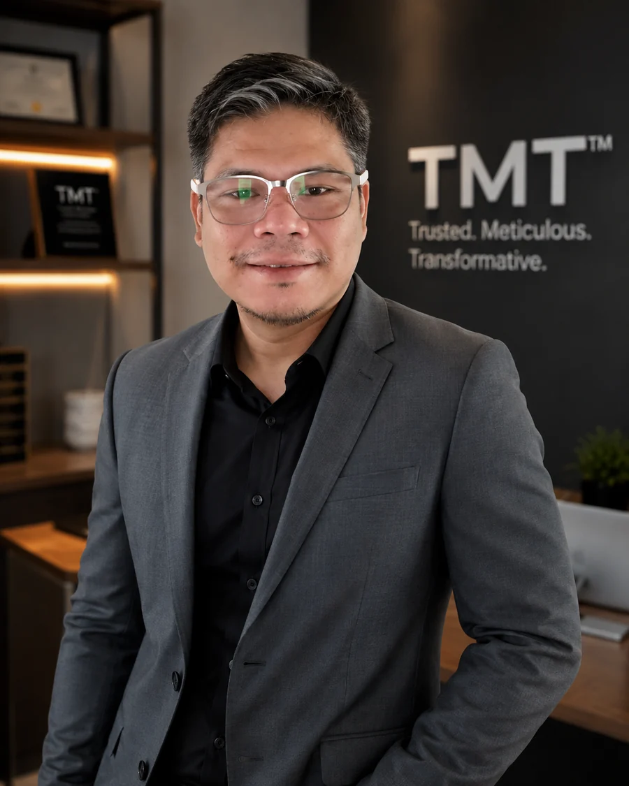 Professional portrait of Teodulo M. Tañedo